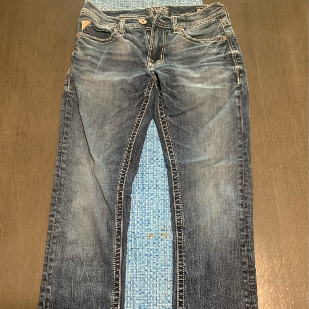 Salvage Buckle Jeans